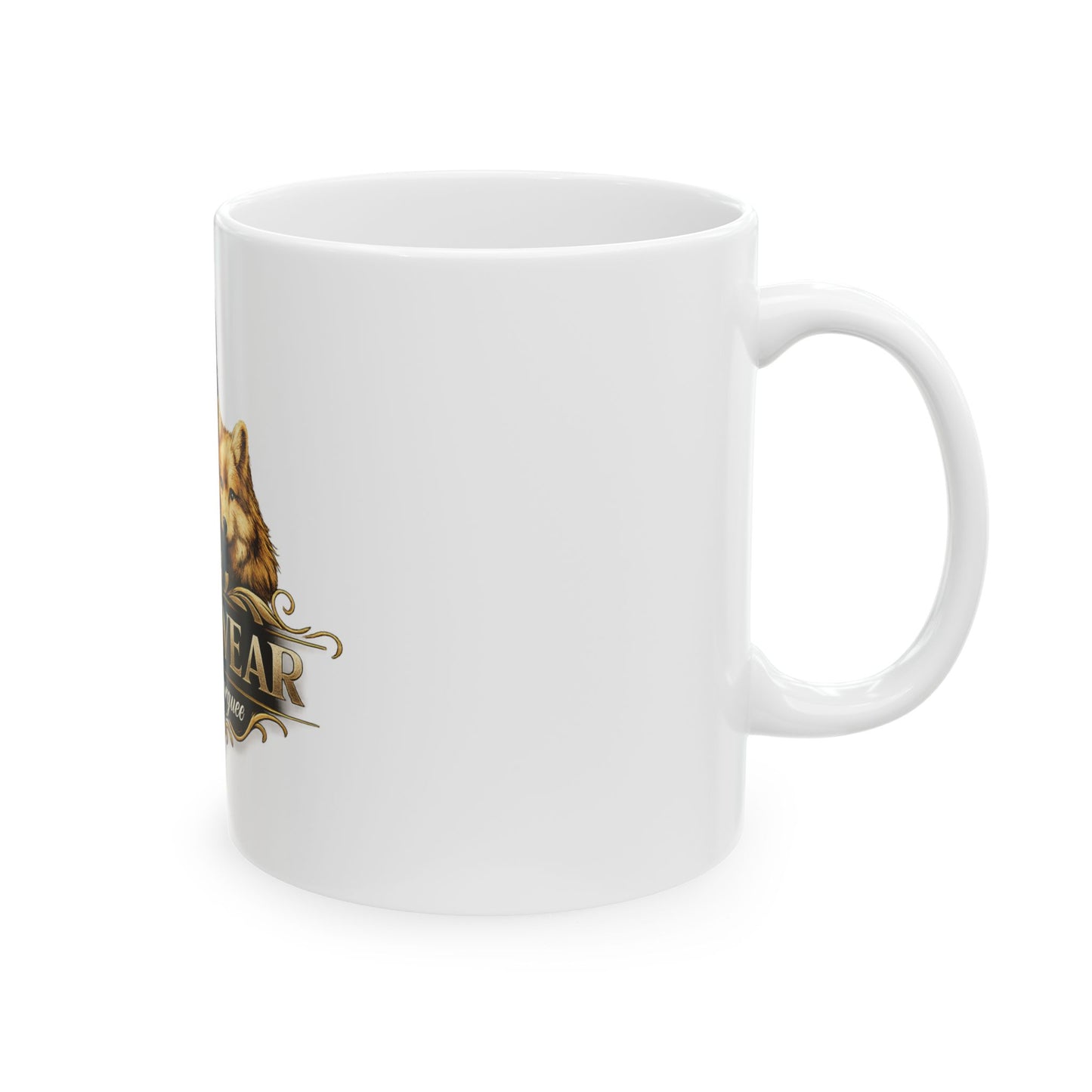 Wolves Crest Ceramic Mug — TYN0XWEAR With Rose 11oz